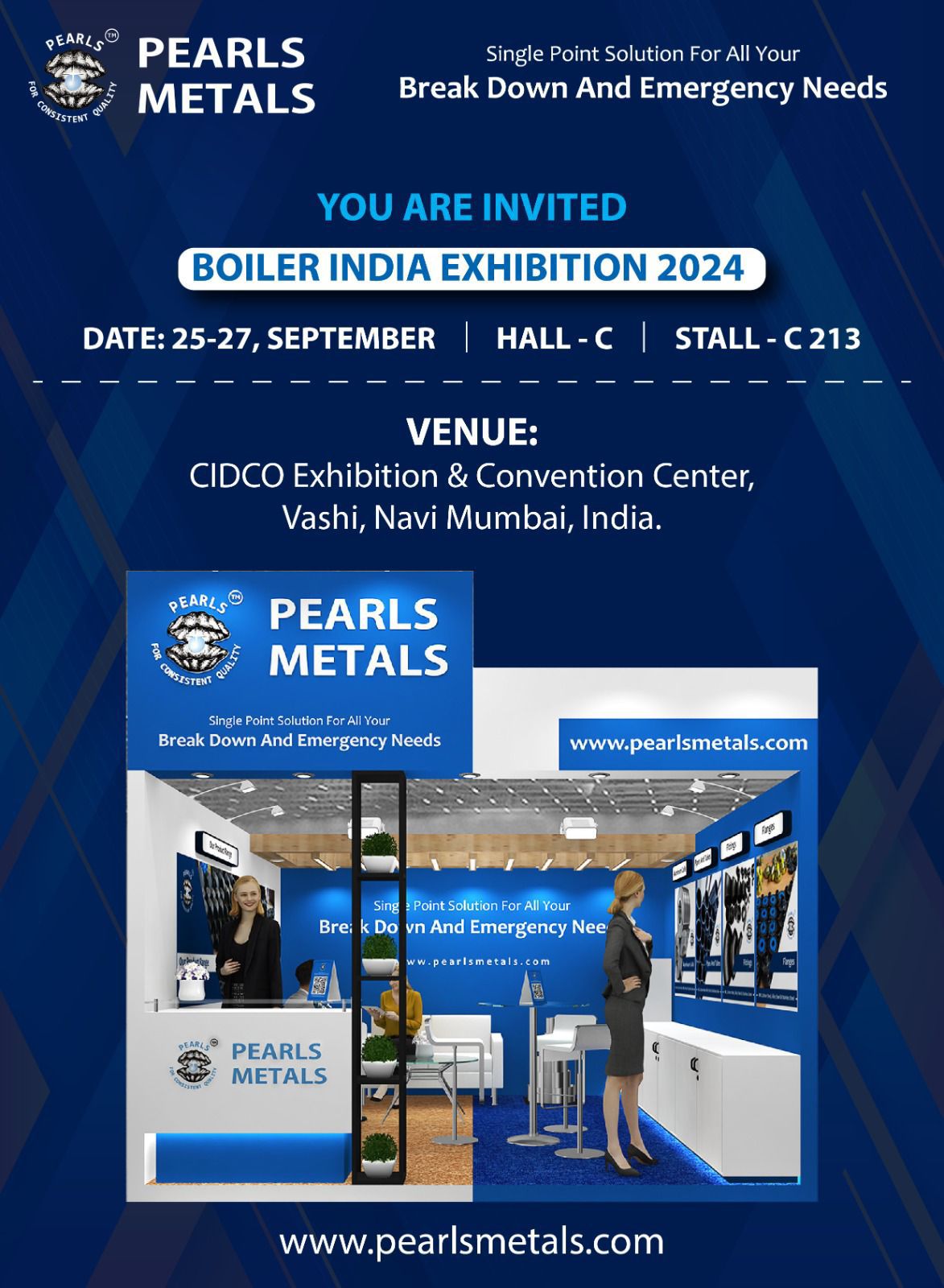 Boiler India Exhibition 2024 - Pearls Metals